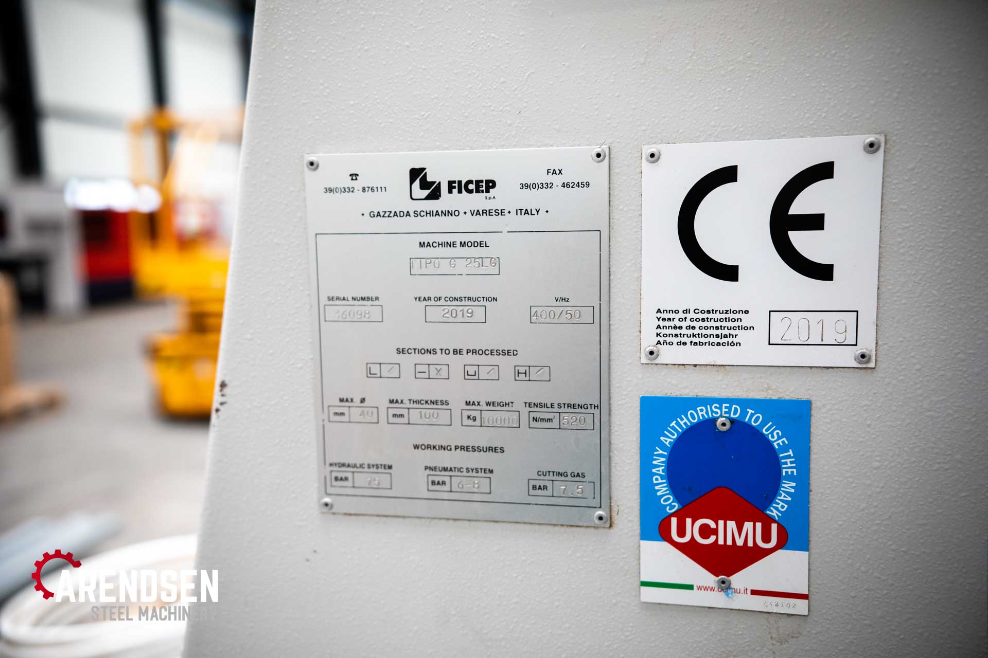 Arendsen_Steel_Machinery_Ficep_Tipo_G 25 LG-25